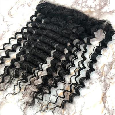 10A Virgin Hair Deep Wave HD Lace Frontal